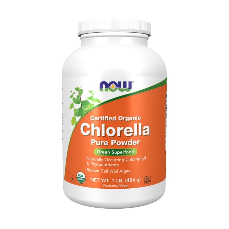 Chlorella u prahu NOW (454 g)