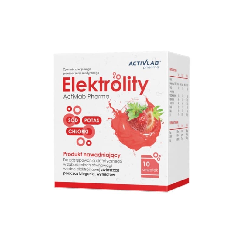 Elektroliti s okusom jagode Activlab (10 vrećica)