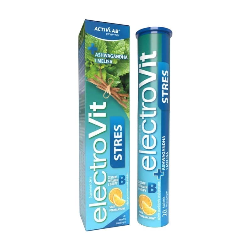 Elektroliti s ašvagandom i matičnjakom ElectroVit Stres Activlab (20 šumećih tableta)