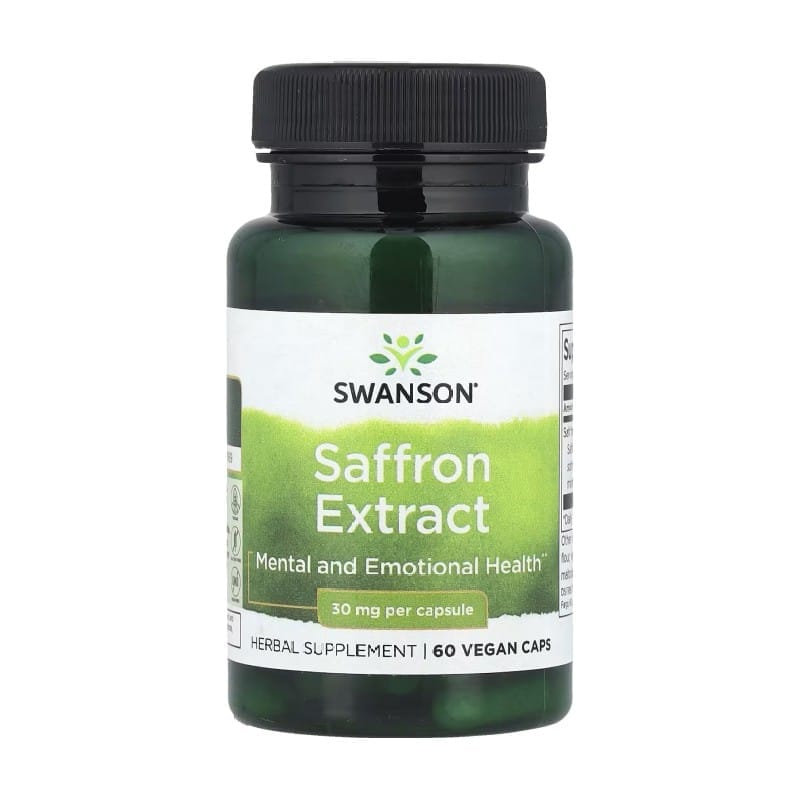 Ekstrakt šafrana Swanson, 30 mg (60 kapsula)