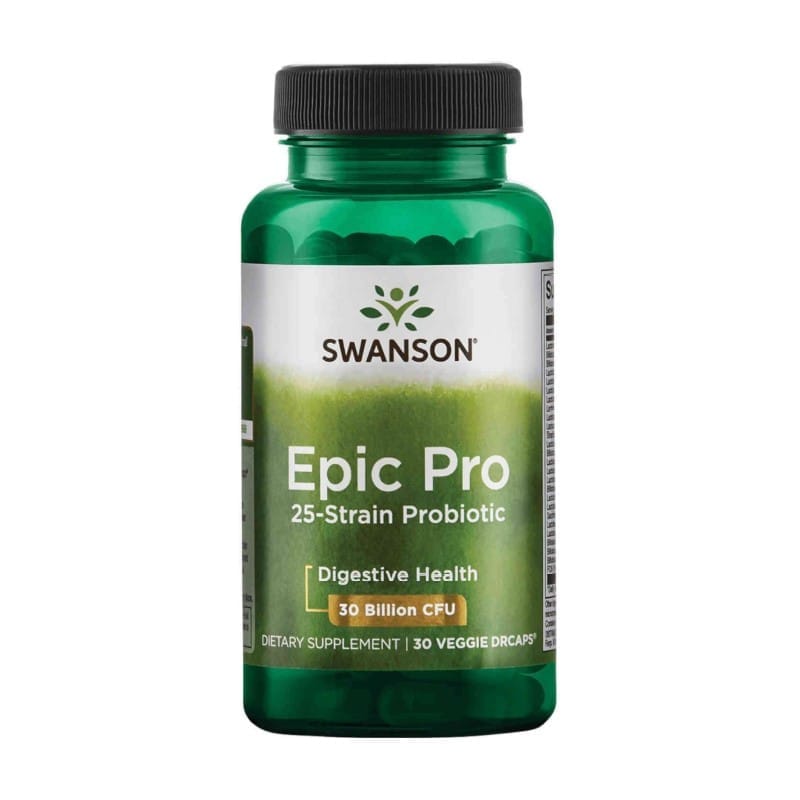 Epic Pro – Probiotik s 25 sojeva Swanson, 30 milijardi CFU (30 kapsula)