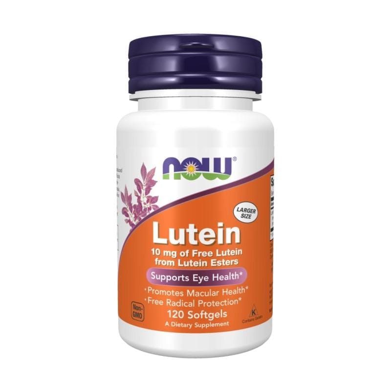 Lutein NOW, 10 mg (120 mekih kapsula)