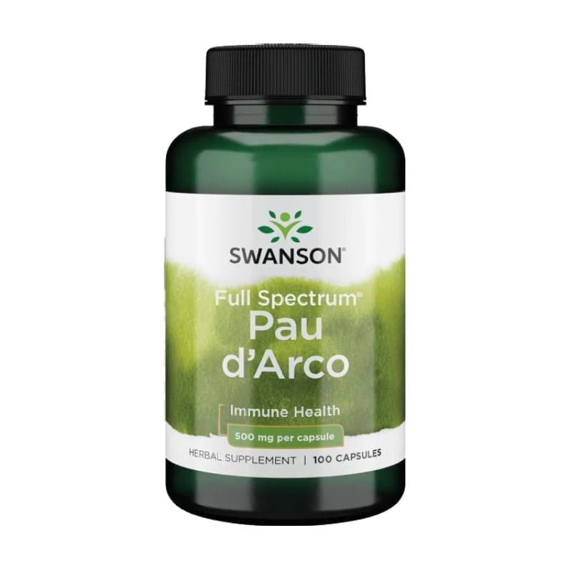 Pau d'Arco Swanson, 500 mg (100 kapsula)