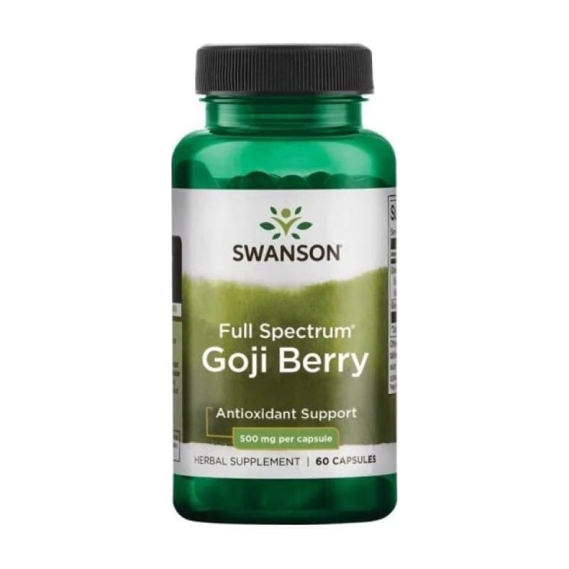 Goji bobice Swanson, 500 mg (60 kapsula)