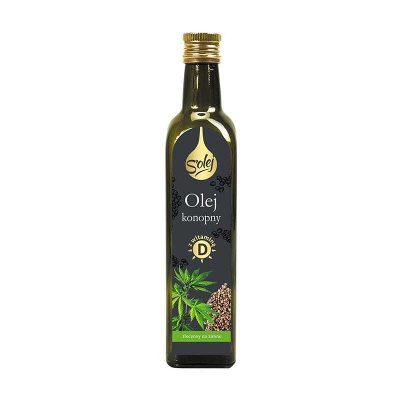 Konopljino ulje s vitaminom D, hladno prešano Oleofarm (250 ml)
