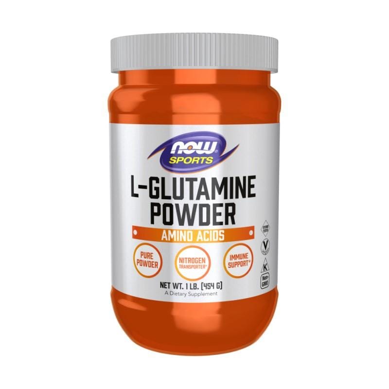 L-Glutamin u prahu NOW (454 g)