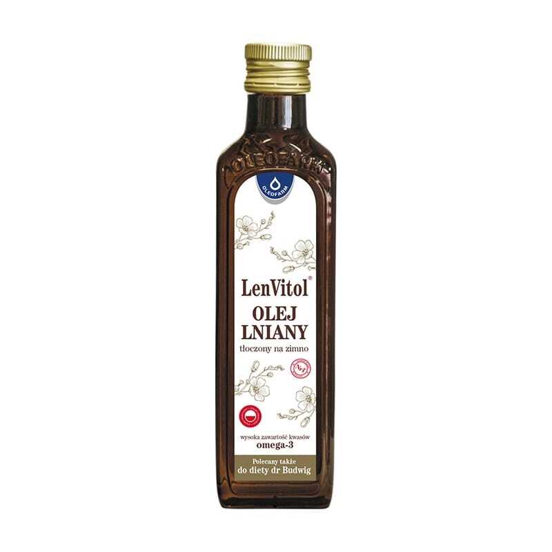 LenVitol laneno ulje, hladno prešano Oleofarm (250 ml)