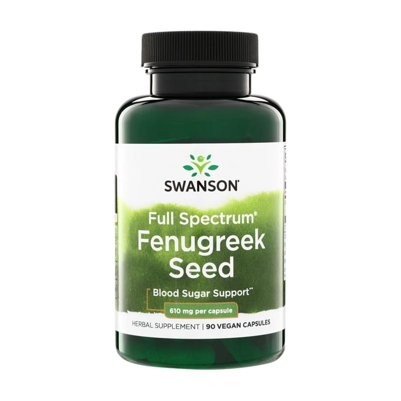Piskavica, Fenugreek Swanson, 610 mg (90 kapsula)