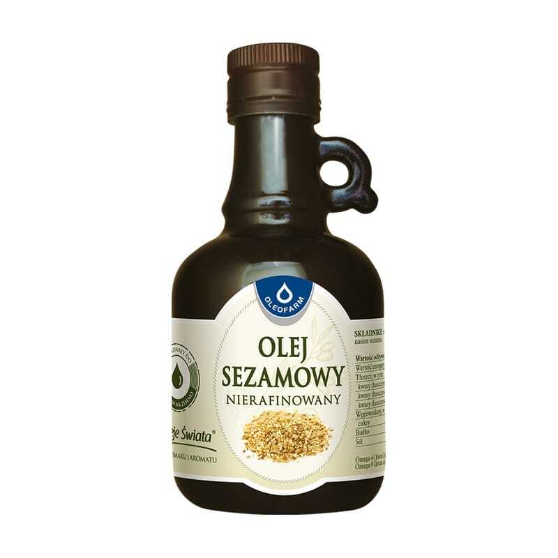 Sezamovo ulje s vitaminom D, nerafinirano Oleofarm (250 ml)
