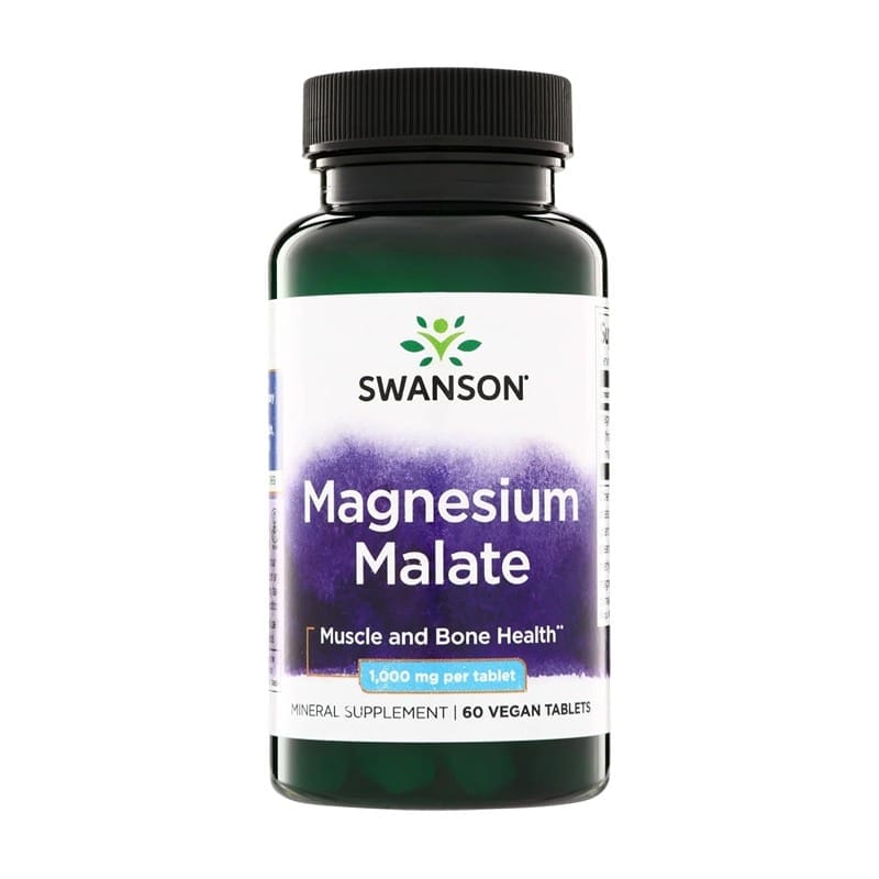 Magnezijev malat Swanson, 1000 mg (60 tableta)
