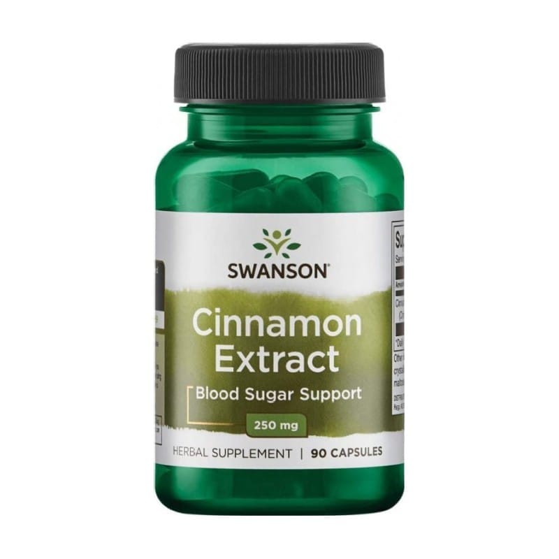 Ekstrakt cimeta Swanson, 250 mg (90 kapsula)