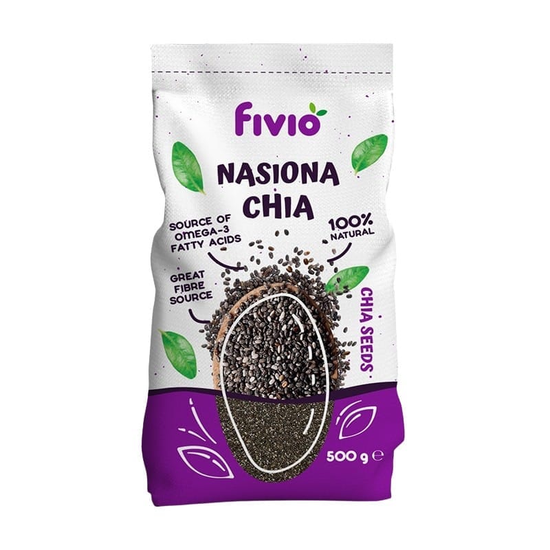 Chia sjemenke - 100% prirodne Fivio (500 g)
