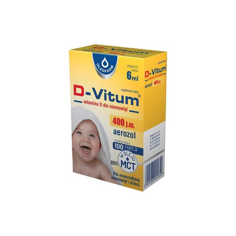 Vitamin D3 u spreju za dojenčad Oleofarm (6 ml)