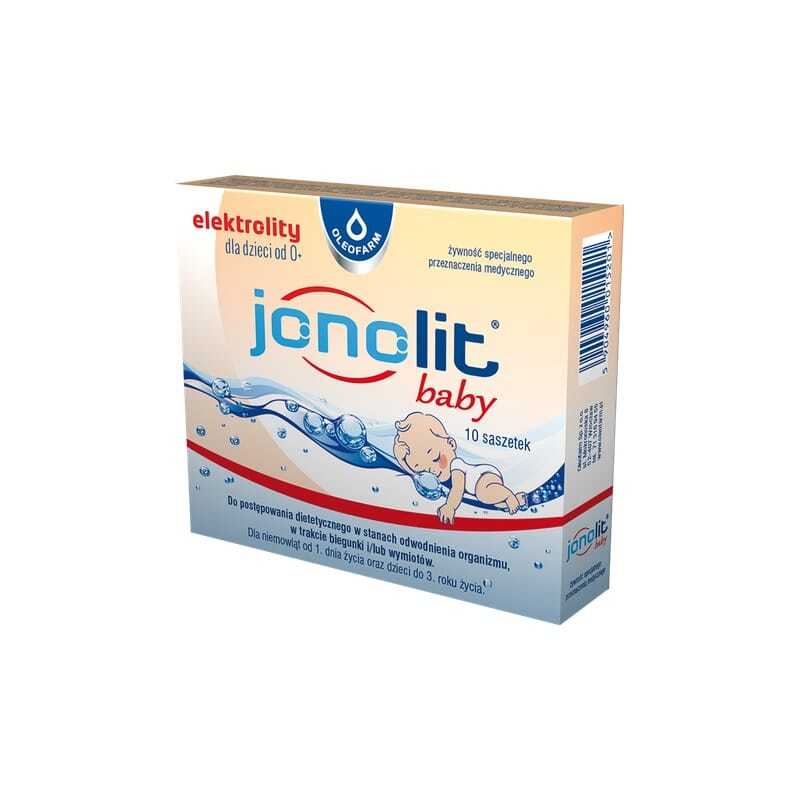 Jonolit baby – elektroliti za dojenčad i malu djecu Oleofarm (10 vrećica)