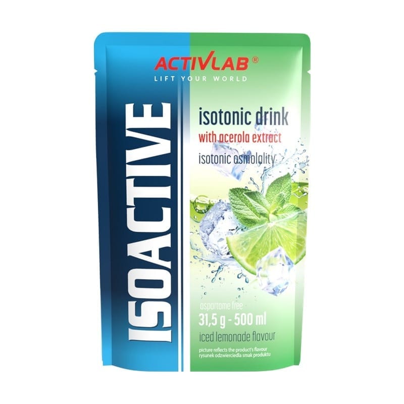 Izotonik u prahu Isoactive Activlab, ledena limunada s acerolom (31,5 g)