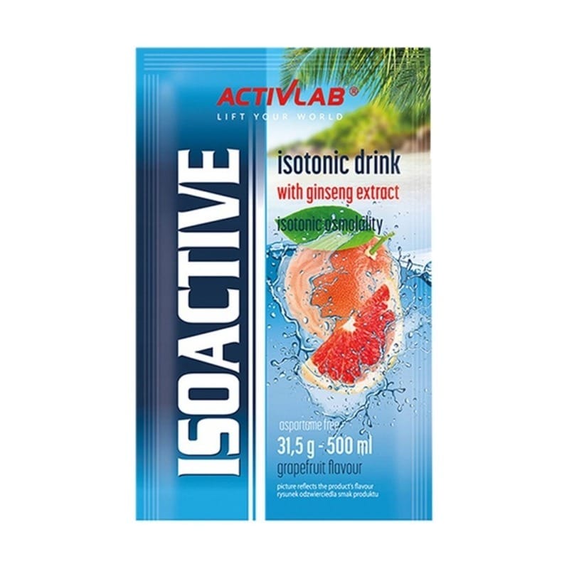 Izotonik u prahu Isoactive Activlab, grejp (31,5 g)