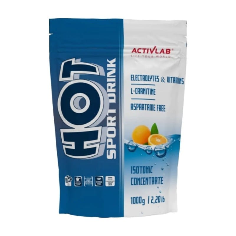 Hot Sport Drink – elektroliti i vitamini, okus naranče Activlab (1000 g)