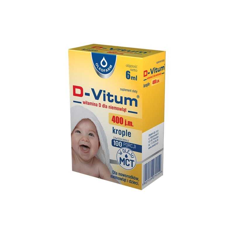 Vitamin D3 u kapima za dojenčad Oleofarm (6 ml)