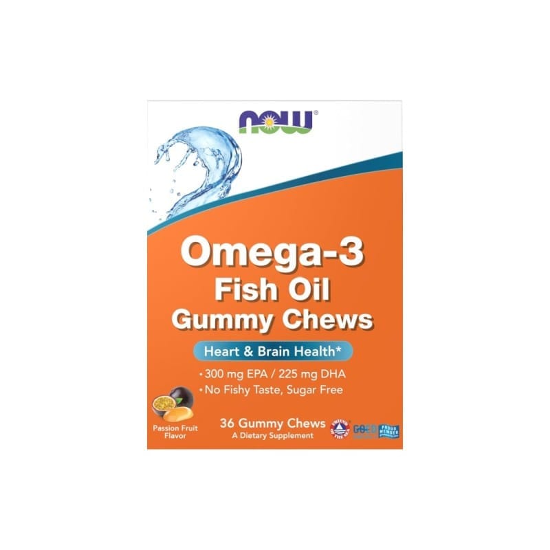 Omega-3 riblje ulje NOW (36 gumenih bombona)
