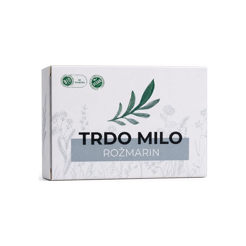 Bio tvrdi sapun s ružmarinom Cvetka (100 g)