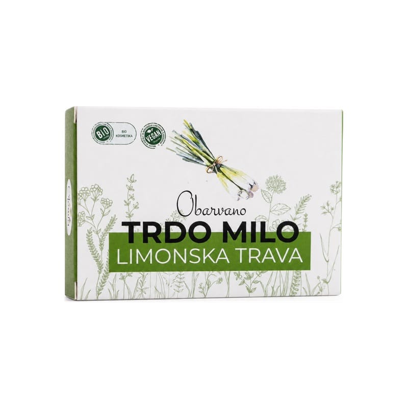 Bio tvrdi sapun s limunskom travom Cvetka (100 g)