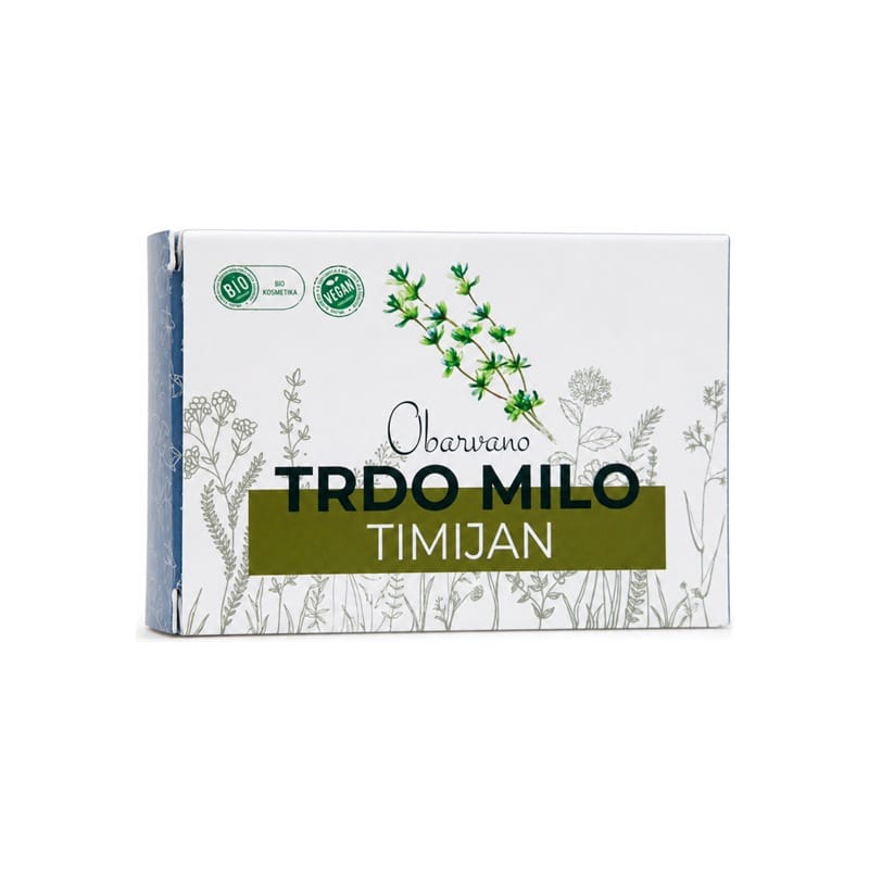 Bio tvrdi sapun s timijanom Cvetka (100 g)