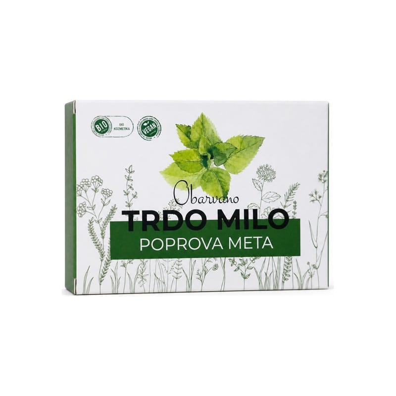 Bio tvrdi sapun s mentom Cvetka (100 g)