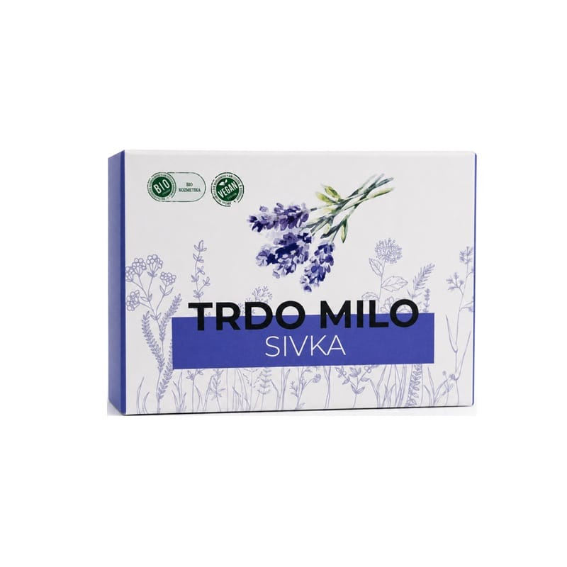 Bio tvrdi sapun s lavandom Cvetka (100 g)