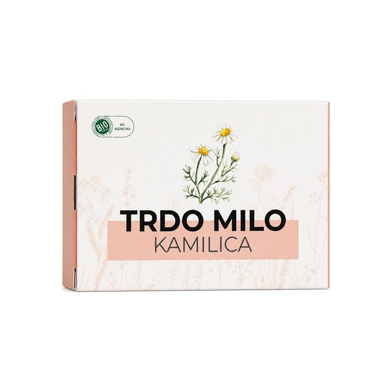 Bio tvrdi sapun s kamilicom i kozjim mlijekom Cvetka (100 g)