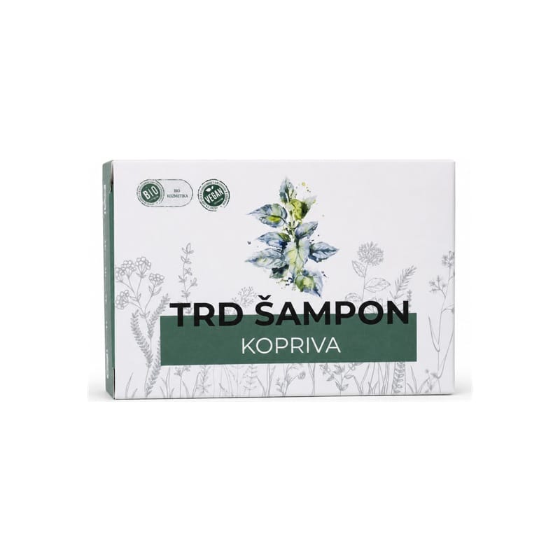 Bio tvrdi šampon s koprivom Cvetka (100 g)