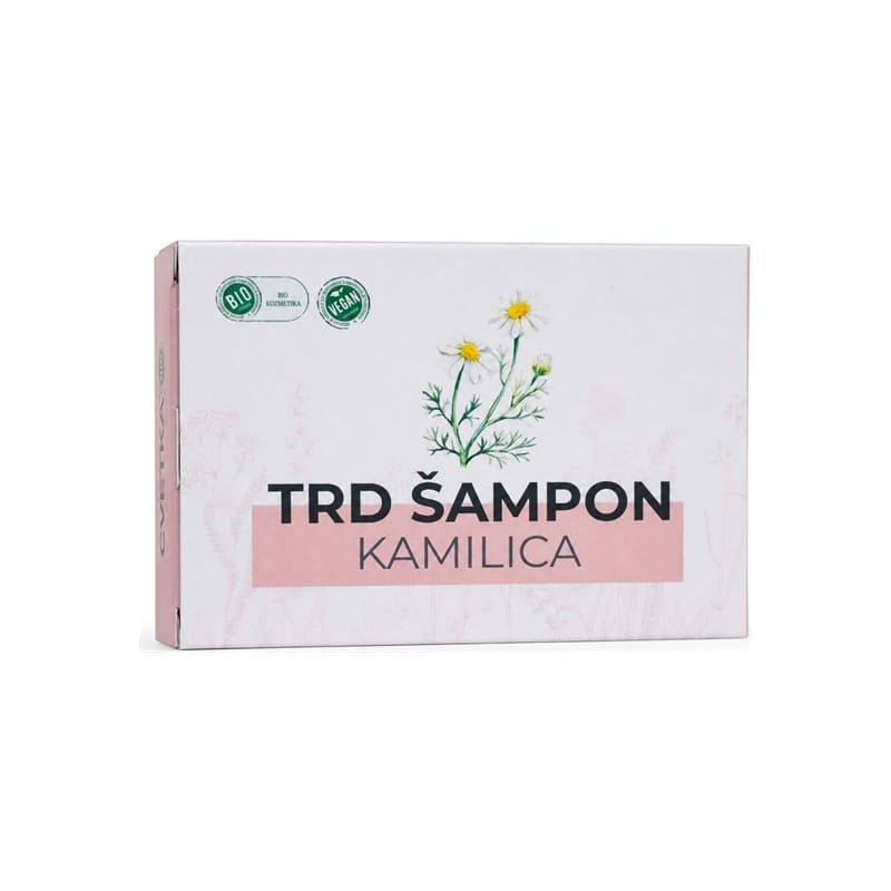 Bio tvrdi šampon s kamilicom Cvetka (100 g)