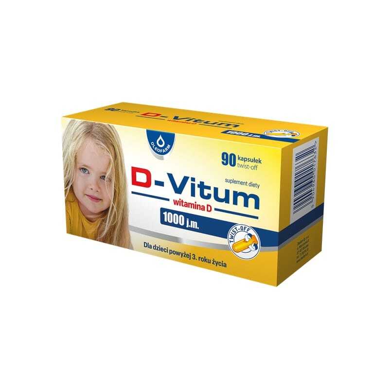 Vitamin D3 1000 IJ za djecu Oleofarm (90 kapsula)