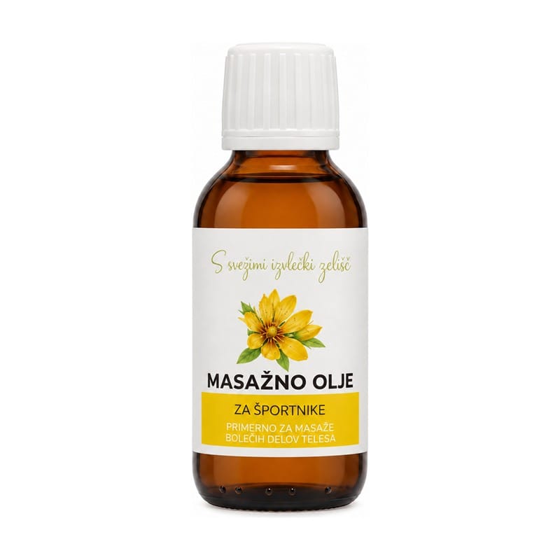 Masažno ulje za sportaše Cvetka (125 ml)