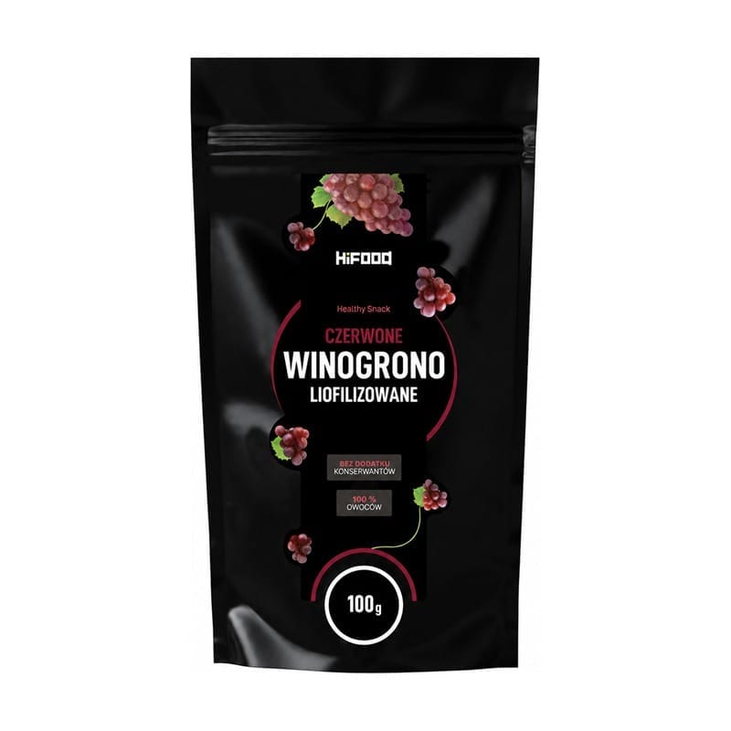 Crveno grožđe – liofilizirano HiFOOD (100 g)