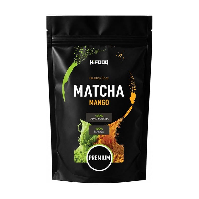 Matcha s liofiliziranim mangom HiFOOD (50 g)