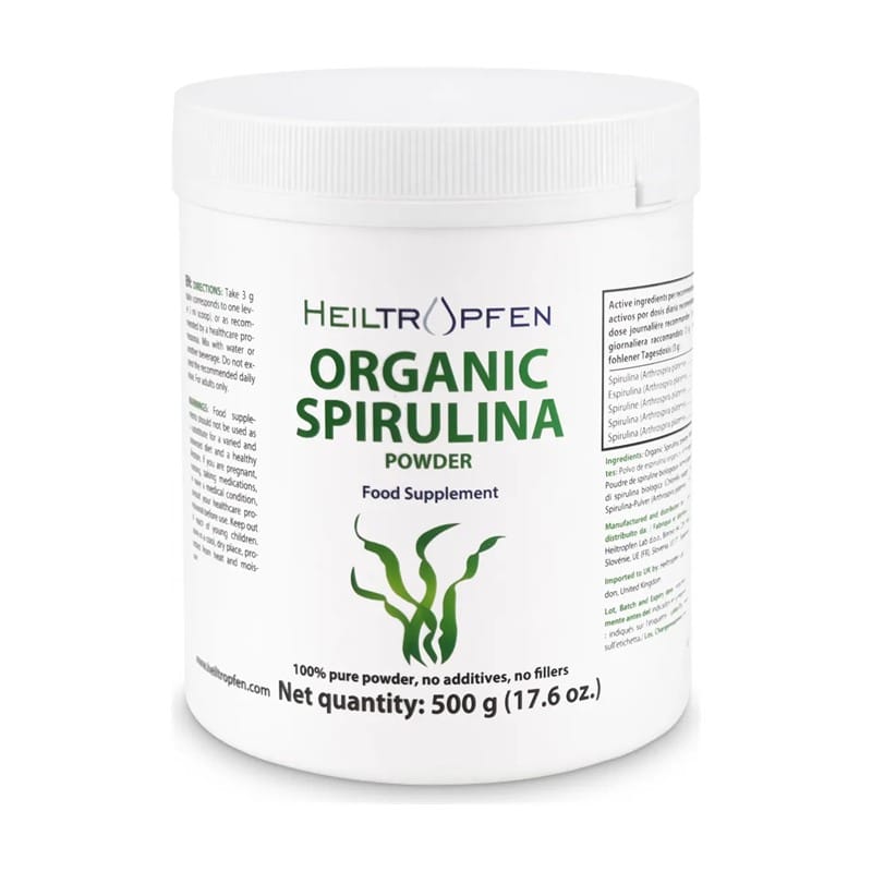 Ekološka spirulina u prahu Heiltropfen (500 g)